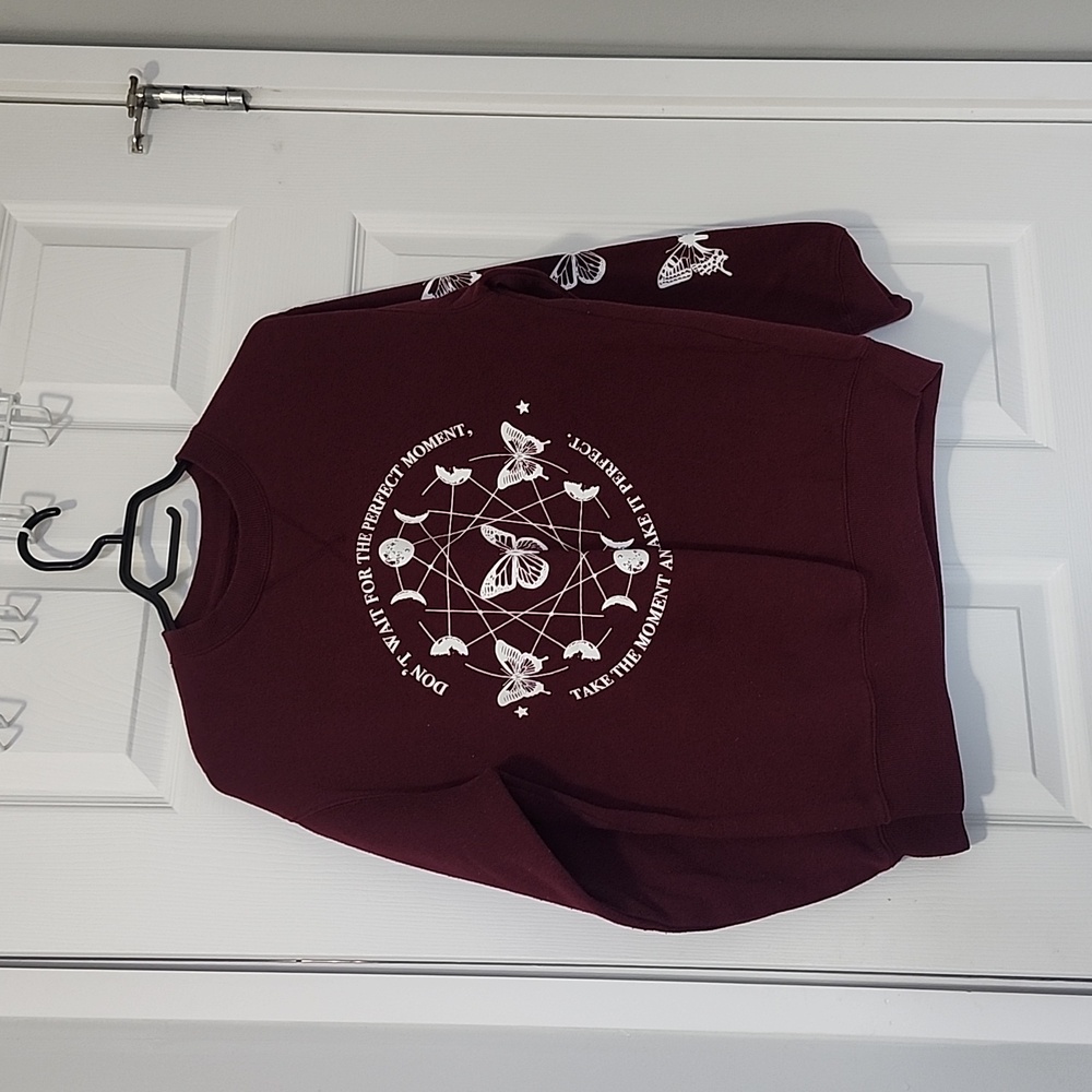 Don't wait for the perfect moment take the moment and make it perfect sweatshirt